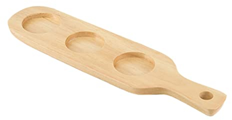 Cabilock Wooden Wine Tray Glass Tray Decorative Tray 1pc Shot Glass Rack Wooden Cup Coasters Beer Flight Boards Creative Cup Holder Wine Cup Holder Home Cup Cushion Commercial Glass Shelf