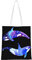 Orca Killer Whale Prints Leinwand Handheld Einkaufstasche – leicht und weich, geeignet für den täglichen Gebrauch, 40,6 x 38,1 cm, Schwarz , Einheitsgröße