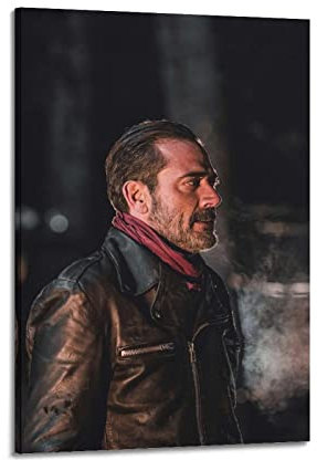 VZRSQZK Poster mit Schauspieler Jeffrey Dean Morgan, dekoratives Gemälde, Leinwand-Wandposter und Kunstdruck, modernes Familienschlafzimmer-Dekor-Poster, 60 x 90 cm
