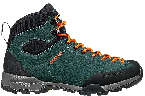 Scarpa Damen Mojito Hike GTX Schuhe, botanicgreen-orangepop, EU 42