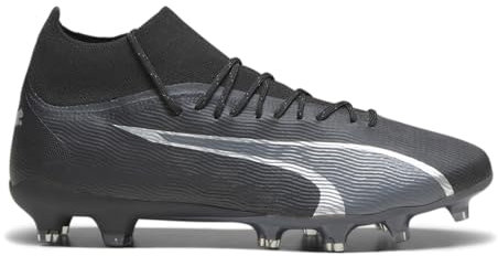 PUMA Tacos de fútbol Ultra Pro Firm Ground/Ag para hombre, suelo firme, color negro, Negro -, 40.5 EU