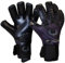 Renegade GK Eclipse Recon Professionelle Torwarthandschuhe Pro Finger Schutz | 4mm EXT Contact Grip | Best Schwarz Fußball Torwart Handschuhe (Größe 12, Erwachsener, Neg. Cut, Level 5)