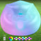 Balabulala Inflatable LED Couch for Kids,Illuminated Blow Up Lounger Chair,Light Folding Air Chair for Girls and Boys,Inflatable Game Sofa for Rooms,Camping,Swimming Pool(Frosted White,Without Pump)