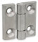 Ganter Normelemente GN 237.3-NI-50-50-A-GS Charnière pour charges lourdes en acier inoxydable NI, argent, 50 x 50 mm
