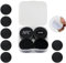 NFC Tags 50 Stück mit Kleberückseite Kompatibel mit TagMo und Amiibo, 25 mm schwarz, Wiederbeschreibbar NTAG 215 NFC Karten mit Kleberückseite, Telefon mit NFC-Fähigkeit