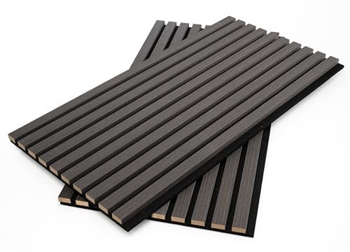 WallArt Aku Acoustic Wall Panel Ash Oak, Aku Wood Panels made with 3-sided Natural Wood Veneer and PET-Felt