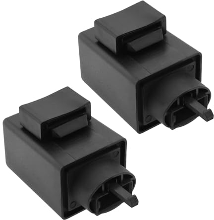 OTOTEC 2 Stück LED Blinker Blinkrelais 3-polig Kompatibel mit Honda CRF300L VTR1000F Fast Flash Fix 38300KK9951 Motorrad LED Blinker Zubehör