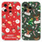 Yoedge 2 Stück Weihnachte Hülle für iPhone 16 Pro Max 6,9, Handyhülle mit Weihnachts Christmas Muster Motiv Design, Silikon Stoßfest Schutzhülle für iPhone 16 Pro Max, Weihnachtsmann02 + Elch02