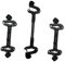 ANDRESLAD 3-Piece Stroller Connectors for Twins Pram Connectors Fit Outdoor Baby Cart Adapter