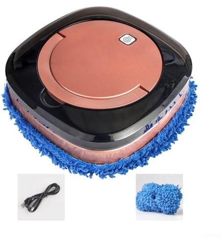 Roboter-Staubsauger mit Mop, Roboter-Staubsauger, 360° Rundum-Kehrmaschine für Nass- und Trockenreinigung mit Befeuchtungsfunktion (C)