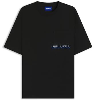 Hugo Men's Nogoste T-Shirt (Pack of 1), Black, S