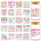 Eiapadeor Funny Rub on Transfer Stickers - 20 Sheets Sarcastic UV DTF Cup Wraps, Colorful Humorous Theme UVDTF Wraps, Waterproof Rub on Decals for Glass Cups Mug Tumbler, DIY Transfer Crafts
