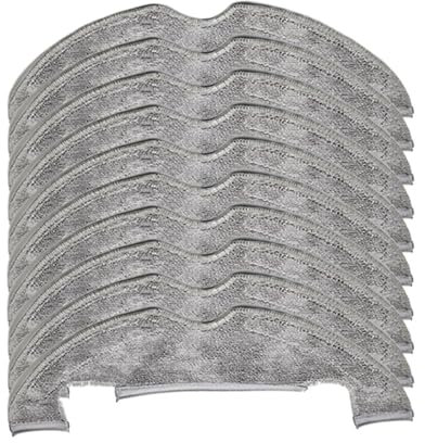 NVVSHND Panno for mocio 10 Pezzi, Compatibile con Xiaomi Mi Robot Vacuum Mop 2 Ultra STYTJ05ZHM Salviette Stracci Aspirapolvere Ricambi
