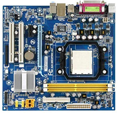XYYZXKL Placas Base de Ordenador Placa Base Fit For Gigabyte GA-M61PME-S2 Placa Base De Segunda Mano M61PME-S2 USB2.0 Socket AM2 DDR2 SATA2