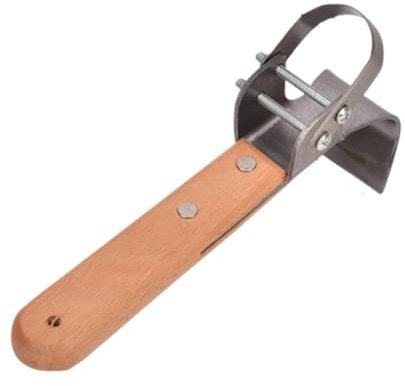 Sharplace Entrindungswerkzeug zum Ziehen von Knollen, Pflanz- und Schnittwerkzeug, gebogener Obstbaumschäler, Schälschere, Schnittwerkzeuge für die Garten- und