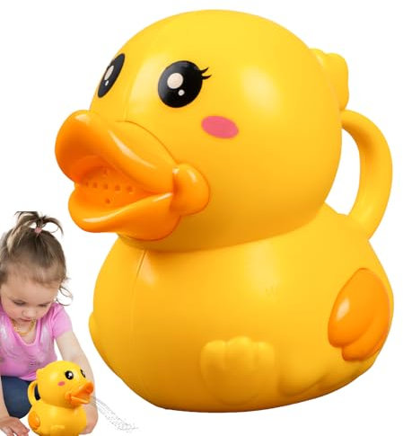 Dtaigou Arrosoir Enfant | Arrosoir Jouet - Canard Jaune avec Bec Verseur pour Jardin Extérieur Salle de Bain Intérieur Maison Jardinage