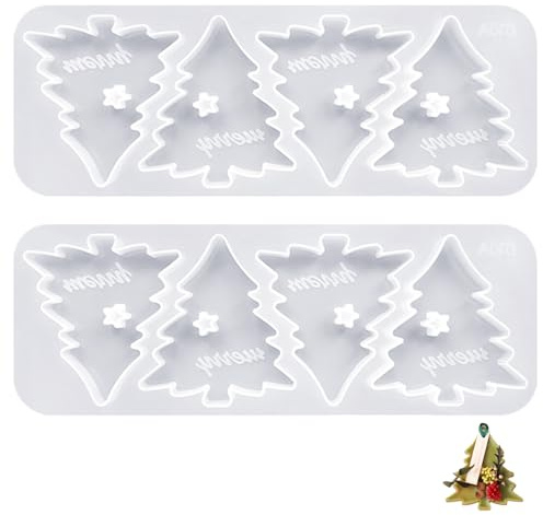 Silicone Moulds, 2PCS 8-Grids Chocolate Moulds Casting Mould for Cake Decor, Wax, Soap, DIY Crafts