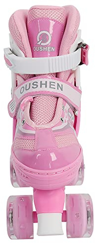 Belfoyer Rollschuhe & Inline Skates Kinder Verstellbar, Größen 26–37, für Mädchen & Jungen, mit/ohne LED Rollen, verstellbare Inliner Rollschuhe, Anfänger & Fortgeschrittene