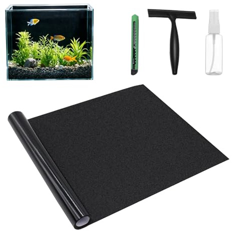 SZSMW Aquarium Folie RüCkwand - Aquarium RüCkwand - Aquarium RüCkwandfolie | Aquarium Abdeckung - Passend FüR Die Meisten Standard-AquariengrößEn, Wird Mit Schneidwerkzeug Geliefert(50x200cm)