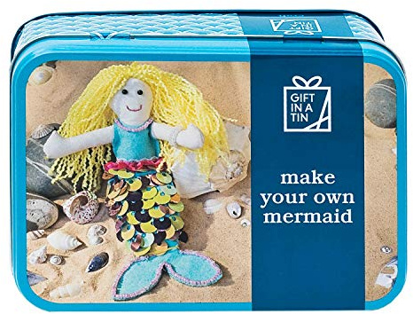 Apples to Pears Make Your Own Mermaid Sewing Kit Gift in A Tin