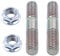 Haishine Bar Studs & Bar Nuts Kit for Husqvarna 136 137 141 142 Chainsaw Parts