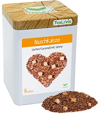 TeaLaVie - Rooibos Tee lose - zartes Karamell mit Sahne (100g) Naschkatze - Südafrika