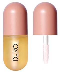 Allbestaye Lip Plumping Lipgloss Plumper Booster Enhancer Anti Aging Lippenpflegestift (yellow)