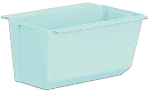Erhard-Trading Geli Easy Pflanzgef?? f?r Europaletten Pflanztopf Hellbllau Pastell Blumentopf Blumenk?Bel (18x14 cm)