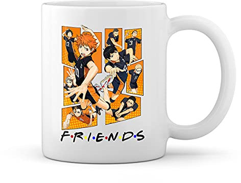 Karasuno High School Friends Inspires Team Haikyu Weiße Tasse Mug
