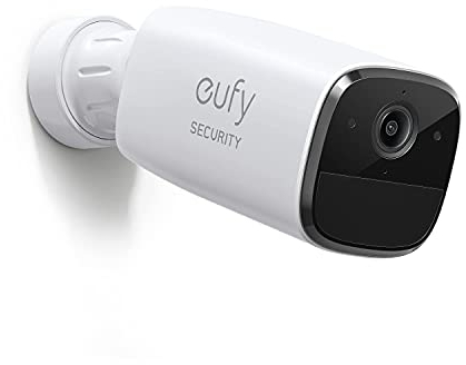 eufy Security SoloCam E40, Sicherheitskamera für Draußen, WLAN, kabellos, Personenerkennung KI, Alexa/Google Assistant, 2K-Auflösung, 90 dB Alarm, wetterfest, gebührenfrei (Generalüberholt)