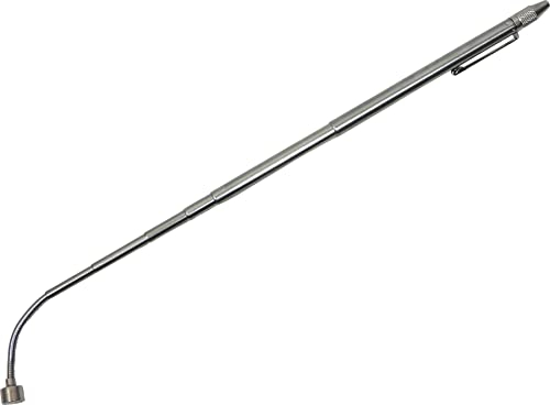 FAMEX 15102 Teleskop Magnetheber mit flexiblen Kopf - Magnetstab ausziehbar bis zu 59 cm- Pick-up Tool - Tragkraft 1kg