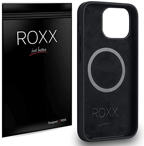 Roxx Black Next Era Hülle | Weltweit Einzigartig | Für iPhone 14 Pro Max | Für MagSafe | Hardcase | Innenschutz | Displayschutz | Kameraschutz