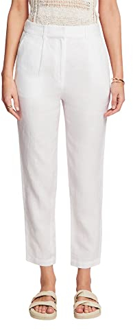 ESPRIT Damen 043EO1B313 Hose, 100/WHITE, 32