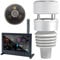 ECOWITT Wittboy Pro Stazioni meteo con sensore da esterno HP2564, stazione meteo Wifi domestica 7 in 1, display a colori TFT da interno con pulsante a sfioramento per giardino, Assistente ecosistemico