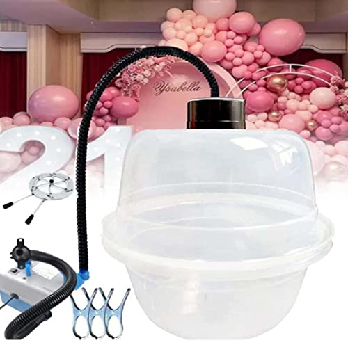 FENGSSLL Ballon Stuffer Tools Kit, Ballon Stopfmaschine Ballon Expander Stuffer Extractor für DIY Ballon Rose Bouquet Hochzeit Geburtstag Party Geschenk Kunst Dekoration Versorgung,White