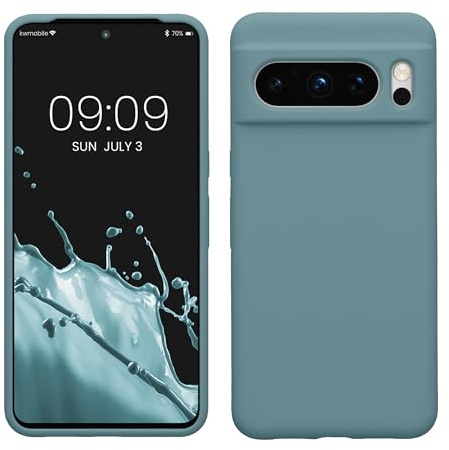kwmobile Handyhülle für Google Pixel 8 Pro Hülle, für Pixel 8 Pro Case - Hülle Silikon - kabelloses Laden - Antique Stone
