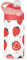 Mnsruu Strawberry Cute Kids Water Bottle with Straw Insulated Stainless Steel Drink Bottle for Girls School 350ml Leakproof Vacuum Hot Cold Water Flask