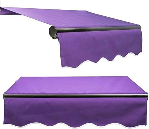 Tenda da sole estensibile in poliestere resistente, 280 g, ricambio per giardino, terrazza, balcone, baldacchino esterno, tendone per finestre