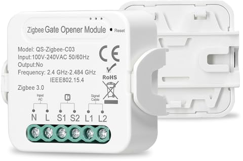 ZigBee Toröffner Intelligente Garagentoröffner-Steuerung Mobiltelefon-Fernsteuerung APP-Steuerung Kompatibel mit Home für Sprachsteuerung
