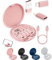 Humorous 9 in 1 Cable Case, USB Adapter Multicharging Cable, Multi-Functional Compact Card, 60W Fast Charge USB Type-C Micro (Pink)