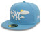 New Era ERA 9FIFTY York Yankees MLB Cloud Cap mit Visier, Hellblau für Damen und Herren 7 1-4, blau, 54