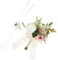 EXAOMBLE Ramo De Novia Artificial con Ramillete Y Rosas para Pulsera.