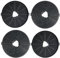 Beaufan 4er Set Aktivkohlefilter passend Kompatibel mit Respekta Dunstabzugshauben MIZ6000 CH21060SBZ CH21060WBZ CH22010SBZ und CH22010/90WBB Umluftbetrieb Geruchsfilter für Dunstabzugshaube
