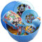KORAT Uovo di Pasqua Gigante Sorpresa Kit Pappa Bambino h.40 cm Sorpresone Set di Stoviglie con Posate Porta Pranzo Borraccia PASQUALONE Resistente Infrangibile Azzurro (per Mickey Mouse)