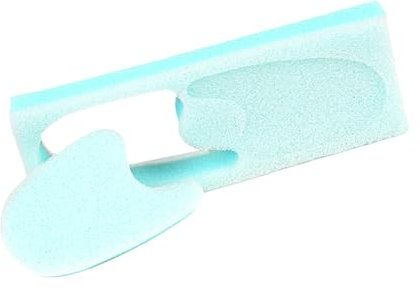 Zehenspreizer aus Schaumstoff, 1 Paar atmungsaktive Abstandshalter reduzieren Reibung und lindern überlappende Hühneraugen Korrektoren der Zehen