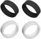 4PCS Flexible Silicone Ring Covers Anti-Scratch Elastic Case Protective Case Health Ring Protector Ring Covers Compatible,for Woking Out Women Men