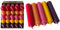 Kerzenfarm Hahn kurze Stabkerzen Bunt - Kerzenset 25 Stück - Premium Qualität Made in Germany - 22mm Durchmesser, 10cm Länge bunte Kerzen durchgefärbt - Stabkerzen pastellfarben - Tafelkerzen Set 1