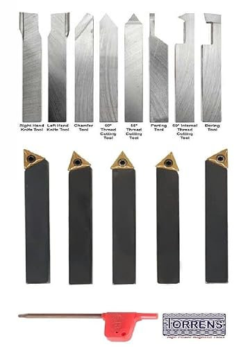 10MM HSS tornio forma utensili, strumenti indicizzabili Combo EMCO UNIMAT MIFORD Tornio-Amz760