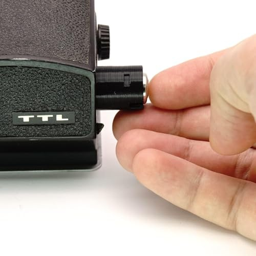 Ausgeknipst Batterieadapter für TTL Prisma passend für Kiev 88 (Typ B), inkl. 4X LR44 Batterien