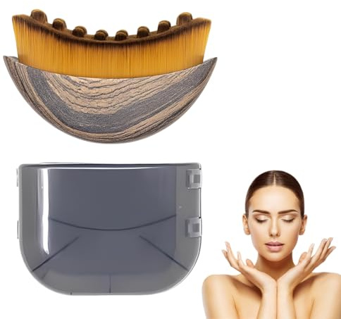 YUPZAR 1 PCS Lymphatische Gesichtsbürste, trockene Gesichtsbürste, sanftes Lymphdrainage-Massagegerät, Kinn- und Kieferformung, um sich der Haut genau anzupassen und Ermüdung zu vermeiden.